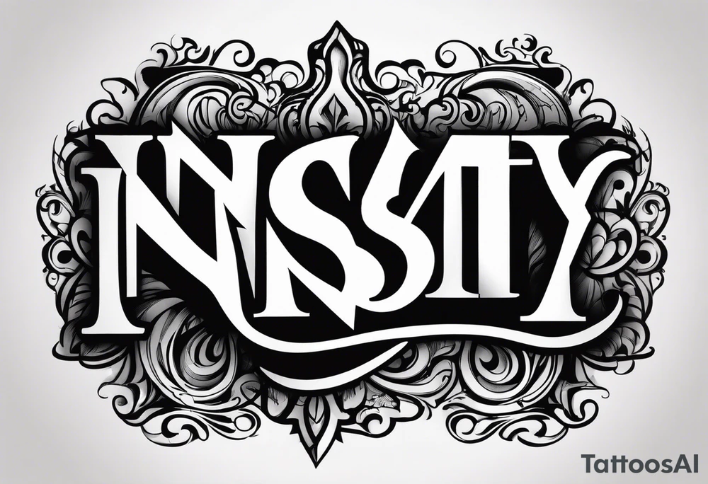 Define insanity tattoo idea