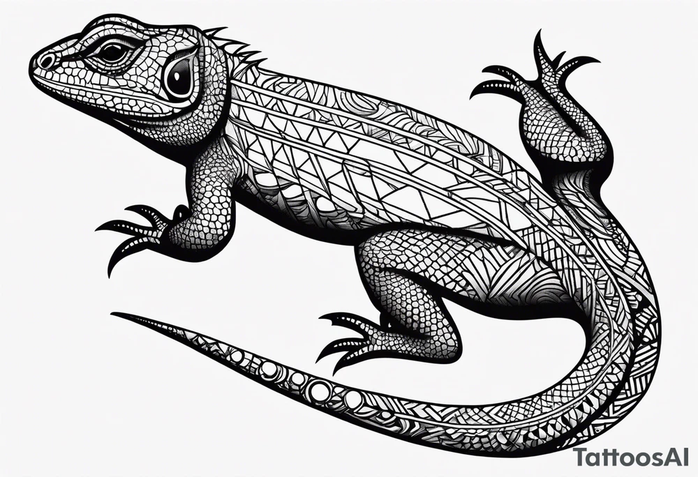 lizard tattoo idea