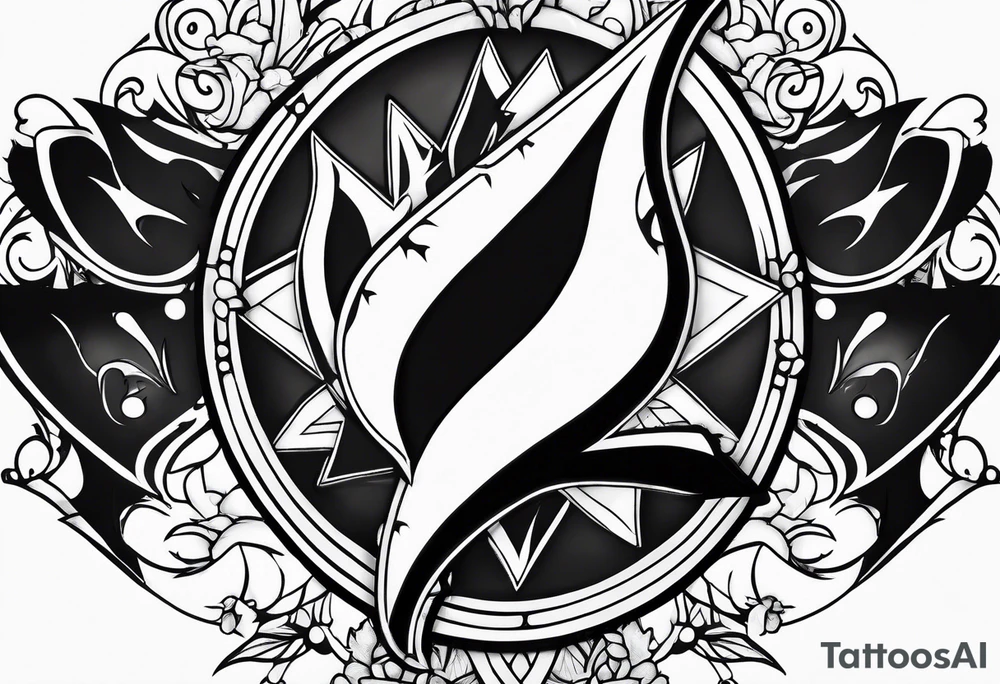 The anime show Fairy tail logo tattoo idea