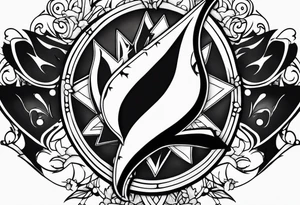 The anime show Fairy tail logo tattoo idea