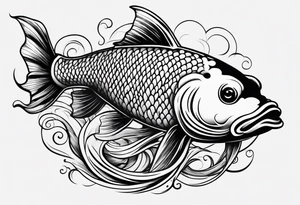 Koi fish tattoo idea