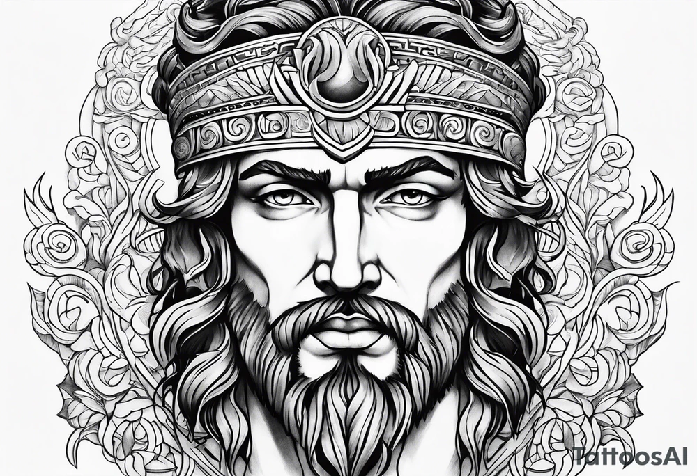 greek god tattoo idea
