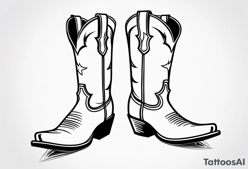 COWBOY BOOT tattoo idea