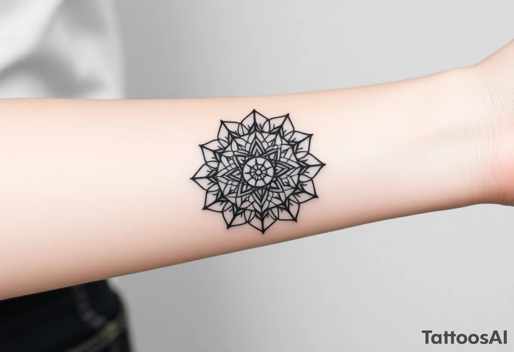 intricate mandala with sacred geometry and cosmic elements tattoo idea intricate mandala with sacred geometry and cosmic elements tattoo idea
