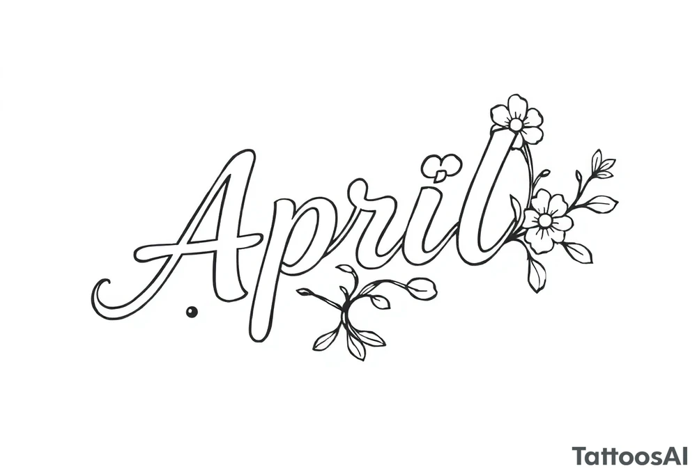 April tattoo idea