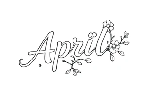 April tattoo idea