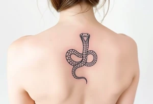 Shedding snake tattoo idea