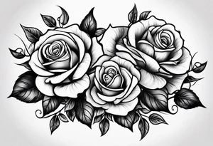 Three roses tattoo idea