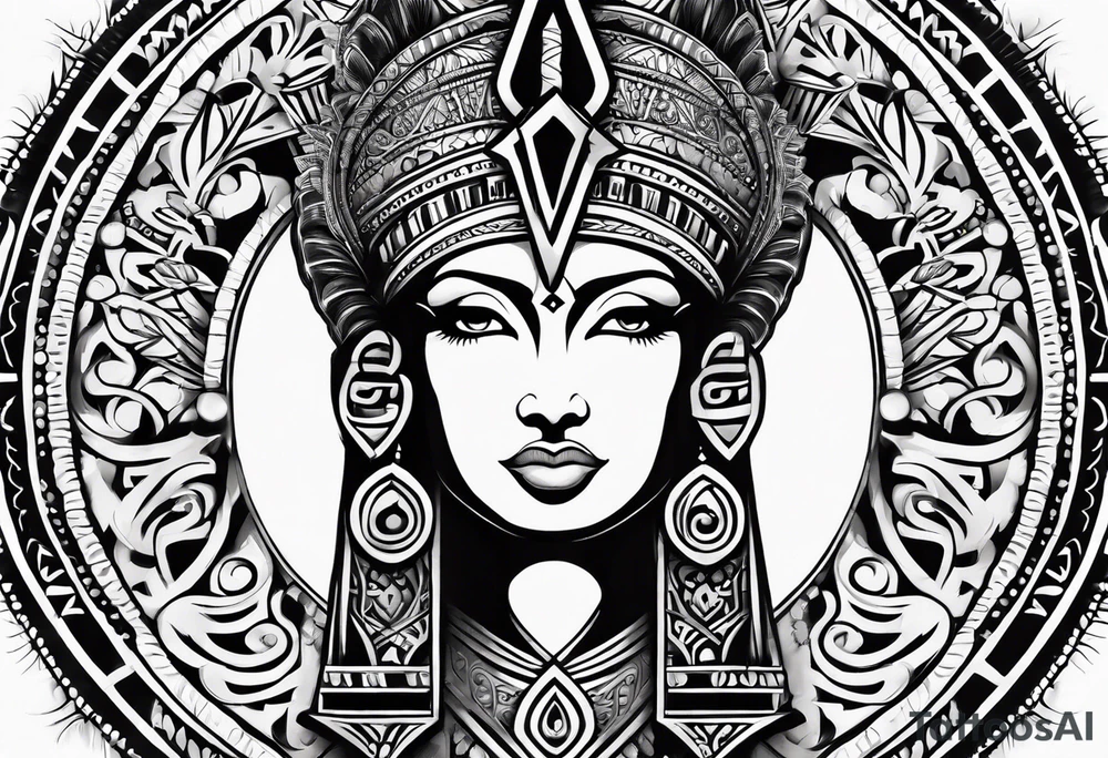 ankh for whole arm tattoo idea