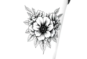 Thigh tattoos no flowers tattoo idea