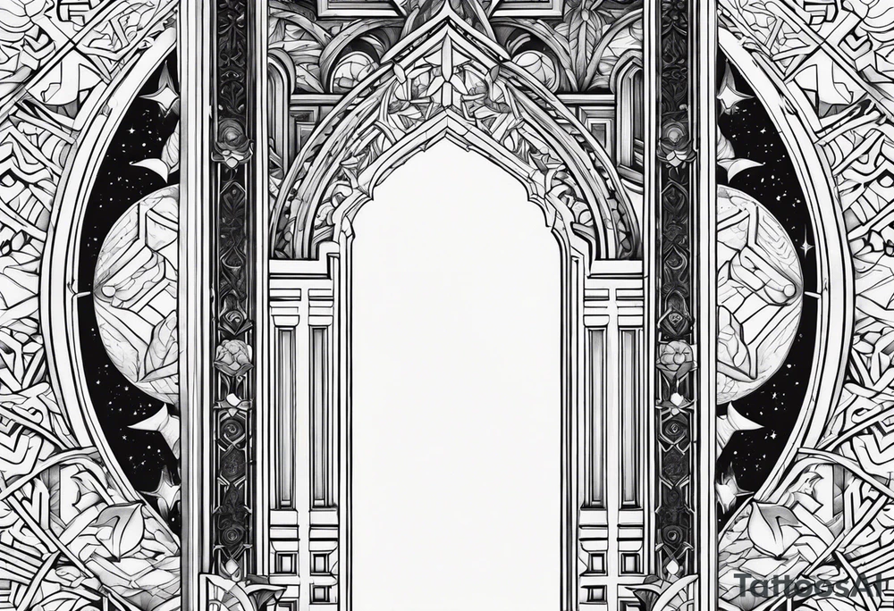 Gates of heaven tattoo idea