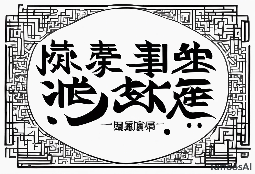 do your best translated to japanese tattoo idea