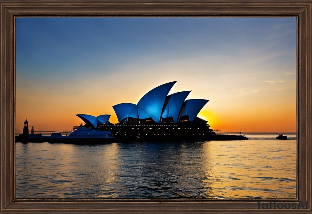 At the center - the silhouette of the Opera House, the city's iconic landmark embodying its cultural life. Beneath it - the monumental Potemkin Stairs descending to the sea. In the foreground - a ship's wheel, reminiscent of Odessa's port heritage, and a lighthouse guiding ships. All framed by the waves of the Black Sea. The tattoo embodies Odessa's rich history, culture, and inseparable bond with the sea through its main symbols. tattoo idea
