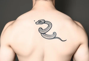 snake wrapped around wrist tattoo idea