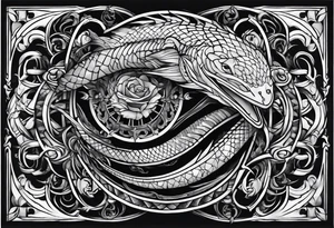 Leviathan wrapped around my fore arm tattoo idea