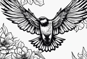 Birds in Flight tattoo idea