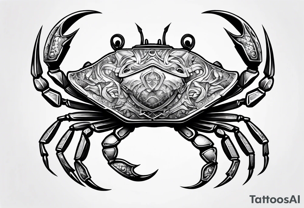 Crab Arrow tattoo idea