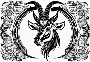 Anonymous capricorn tattoo idea