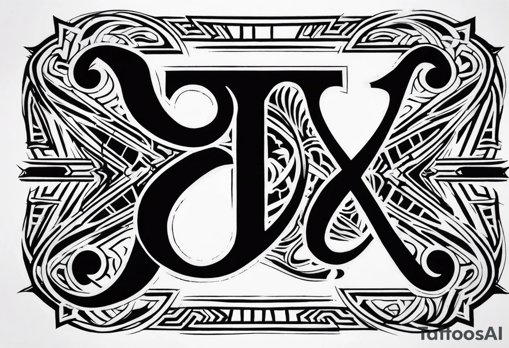 3&1 band logo, this is my metal band, and I wanna tattoo on my shoulder with that logo tattoo idea