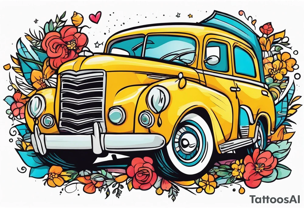 Beautiful wedding tattoo idea
