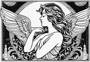 I saw the angel in the marble and carved until I set her free tattoo idea