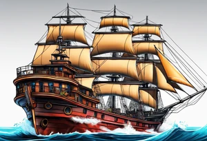 research vessel tattoo idea