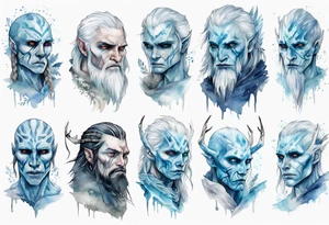 a whitewalker tattoo idea