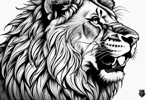 little lion tattoo idea