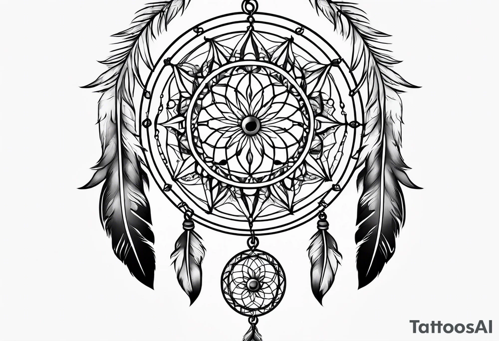 evil Dream catcher tattoo idea