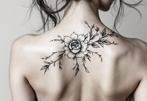 tatuagem delicada para costas tattoo idea