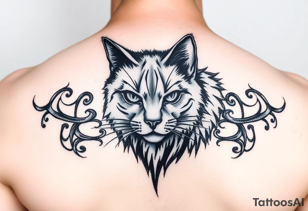 Black Cat tattoo idea
