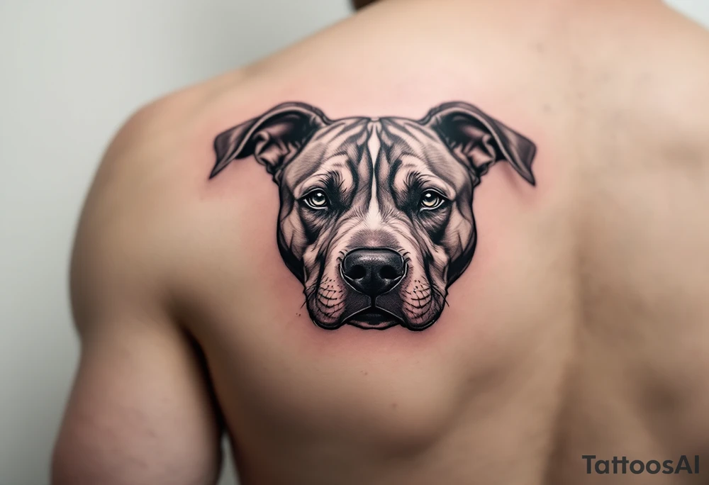 pitbull tattoo tattoo idea