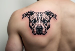 pitbull tattoo tattoo idea