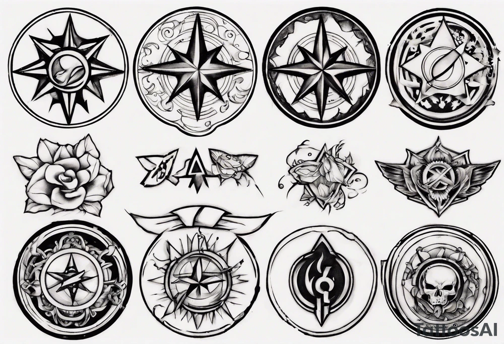 Start sélect button tattoo idea