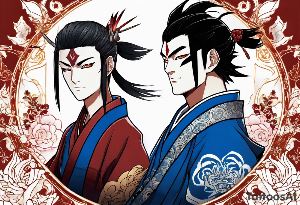 zuko and blue spirit tattoo idea