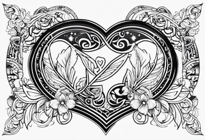 Love, source, abundance, Gemini symbol tattoo idea