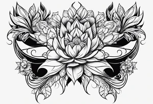 Thigh tattoo for female tattoo idea