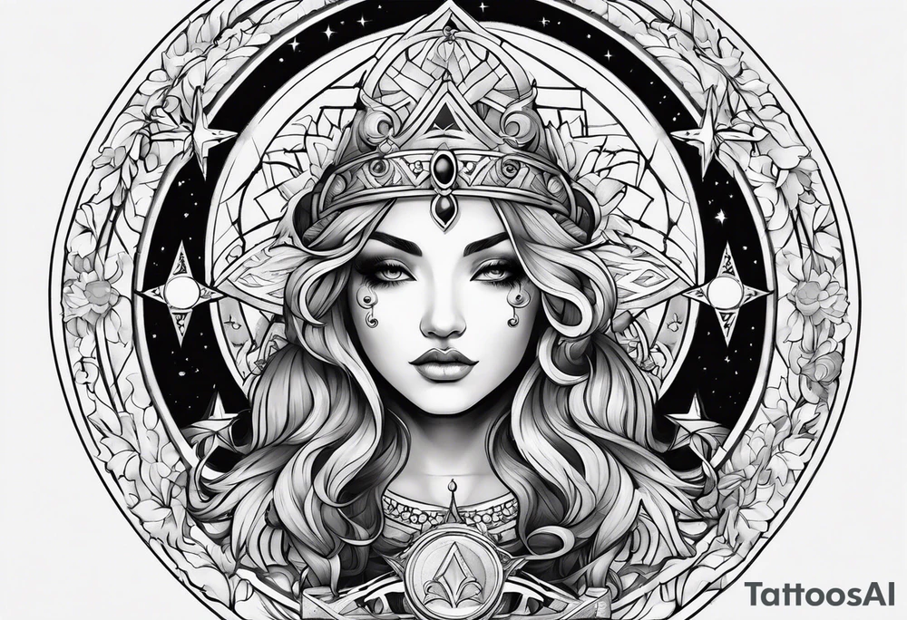 Gemini astrology symbol tattoo idea