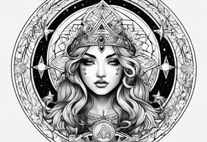 Gemini astrology symbol tattoo idea