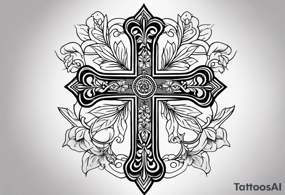 Je veux un tatouage de la croix occitane avec le 93 tattoo idea