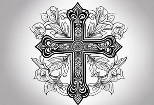 Je veux un tatouage de la croix occitane avec le 93 tattoo idea