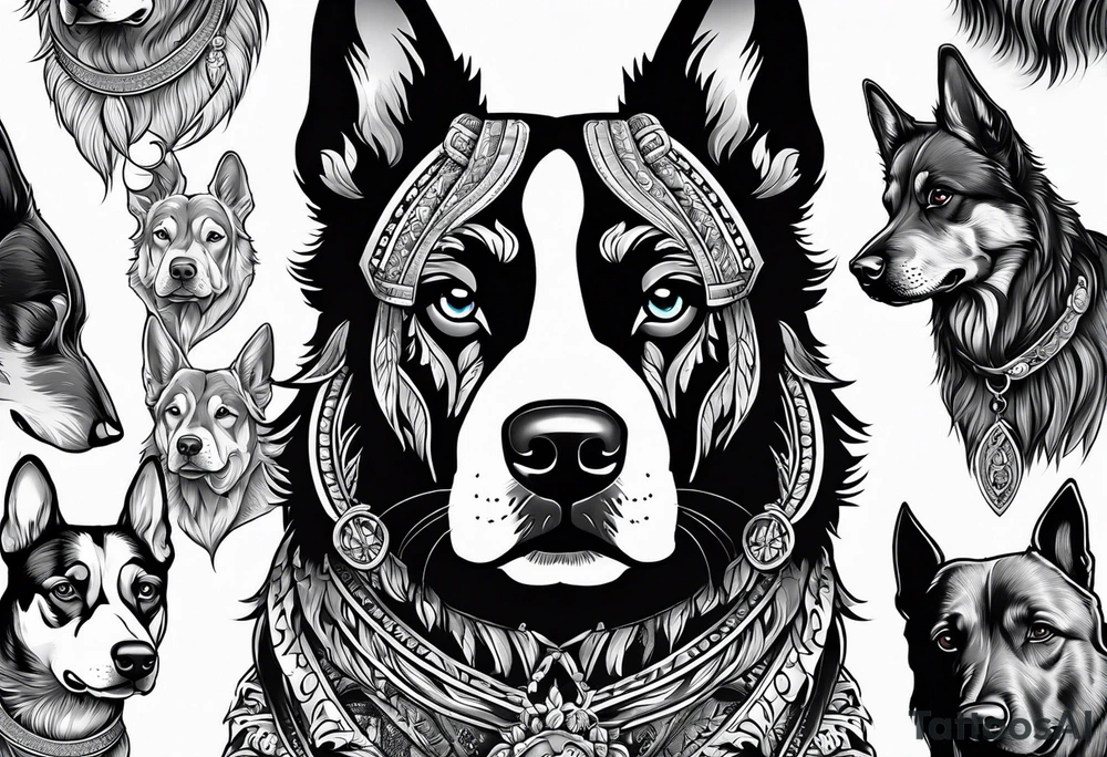 Dogs tattoo idea