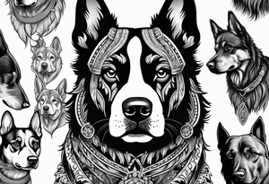 Dogs tattoo idea