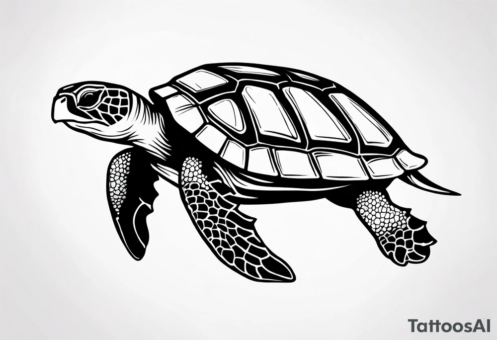 Turtle tattoo idea