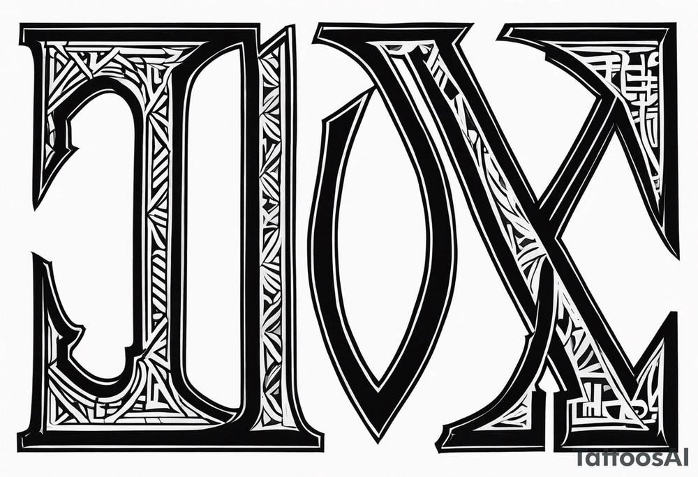 XIX roman numerals. tattoo idea