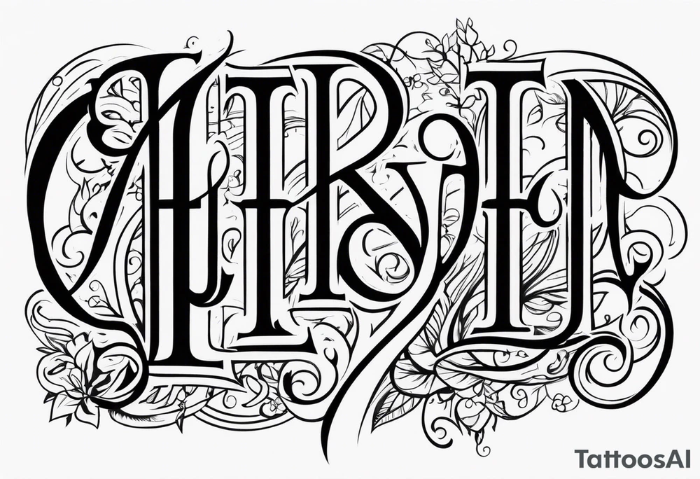 Last name Hooker tattoo idea