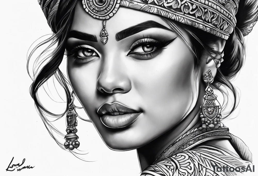Loard Bramha tattoo idea