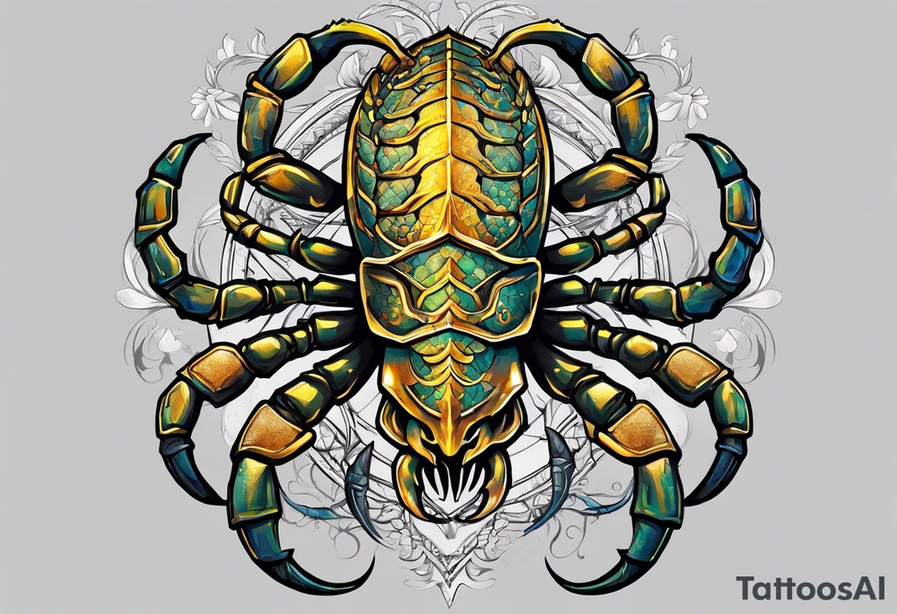 Scorpion tattoo idea