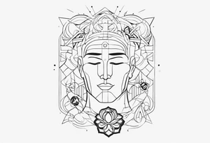 man with a on/off switch tattoo idea