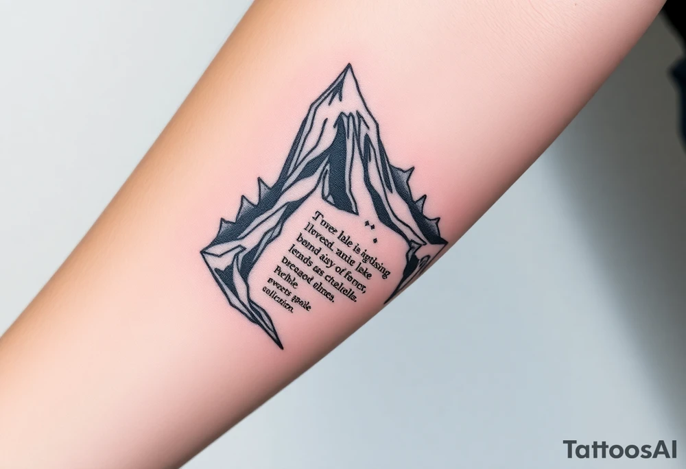 Iceberg, invictus poem, family tattoo idea